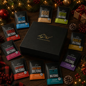Christmas Beef Biltong Selection Box (10 Different Flavours)