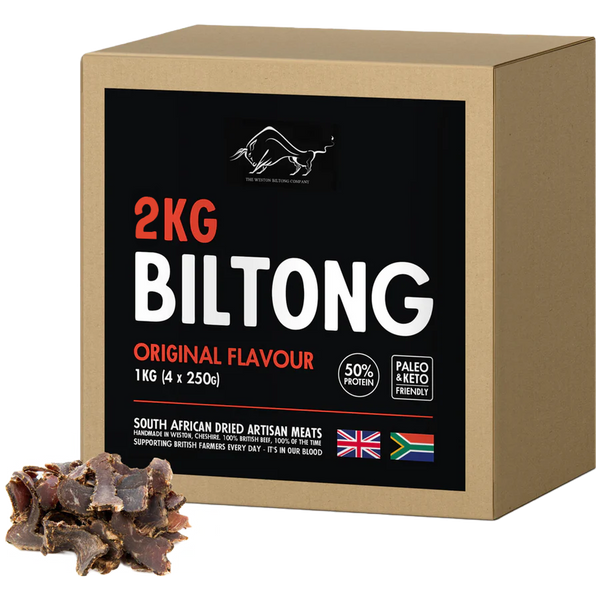 2kg Biltong Box Pick Your Flavour & Fat level
