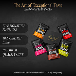 5 Pack Beef Biltong Selection Box