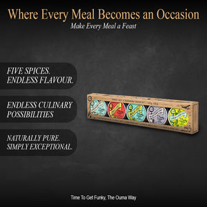 Funky Ouma 5 Tin Taster Gift Set (New for 2026 Lemon and Herb)
