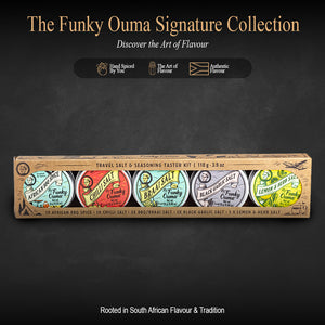 Funky Ouma 5 Tin Taster Gift Set (New for 2026 Lemon and Herb)