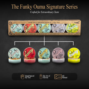 Funky Ouma 5 Tin Taster Gift Set (New for 2026 Lemon and Herb)