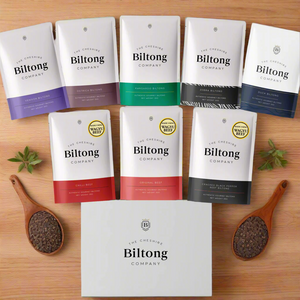 Biltong Variety Pack 3 x Wagyu Beef and 5 x Exotic Game