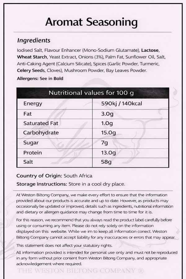 Knorr Aromat Seasoning (200G) South African Version