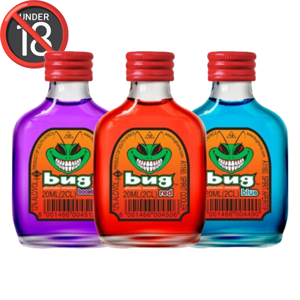 Bug Alcoholic Shooters 20ml | Premium Miniature Spirits | Award-Winning ...