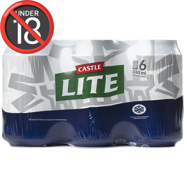 Castle Lite 340ml Bottle