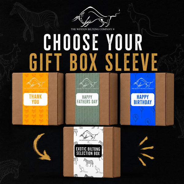 5 x Posh Biltong Box Set (Choose Your Sleeve)