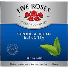 Five Roses Strong Five Roses Strong African Blend Tea 102 Bags | Premium African Tea ...