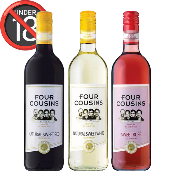 Four Cousins (750ml) White/Rose/Red