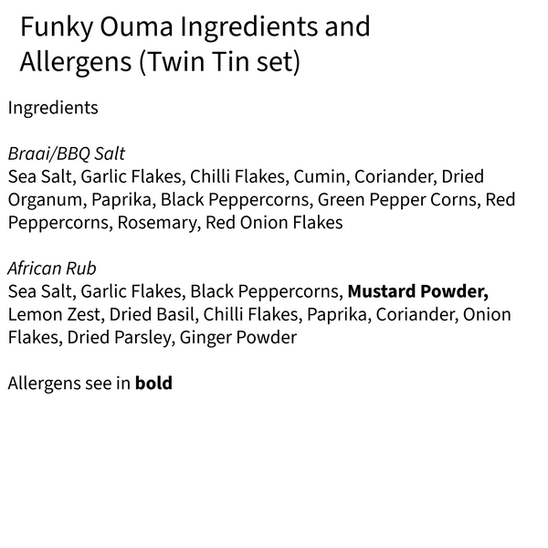 Funky Ouma Taste Of Africa Twin Gift Set