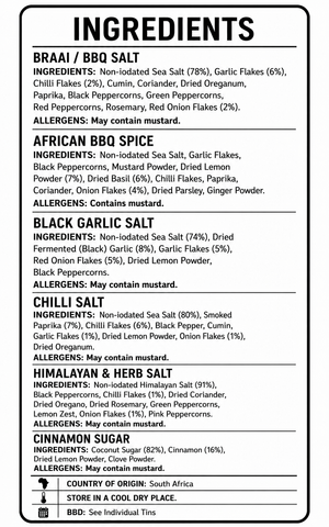 The Ultimate Foodies Salt and Spice Hamper (Fathers Day Edition)