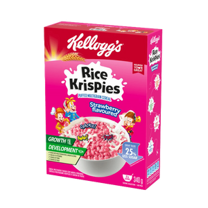 Kelloggs Rice Krispies Strawberry Flavoured (340g)