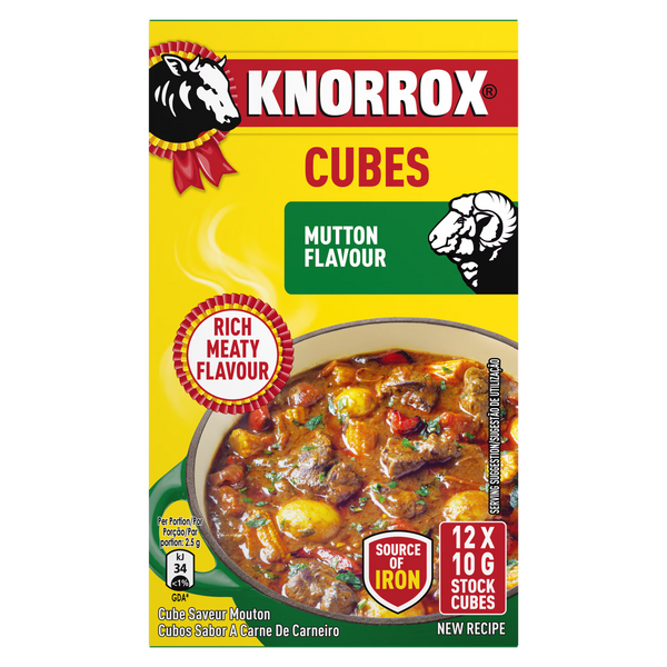 Knorrox 12 Mutton Stock Cubes (120g)