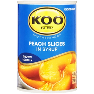 Koo Peach Halves in Syrup (410g)