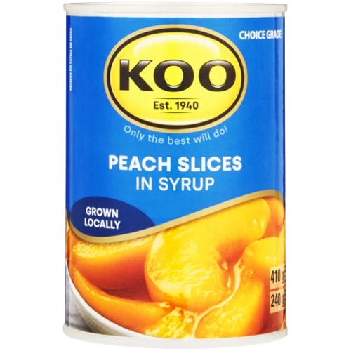Koo Peach Halves in Syrup (410g)