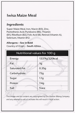 Iwisa Maize Meal (1Kg, 5Kg and 10kg)