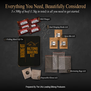 Deluxe Make your Own Biltong Kit (Three Flavours)