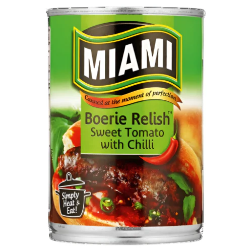 Miami Sweet Tomato Boerie Relish With Chilli 450g