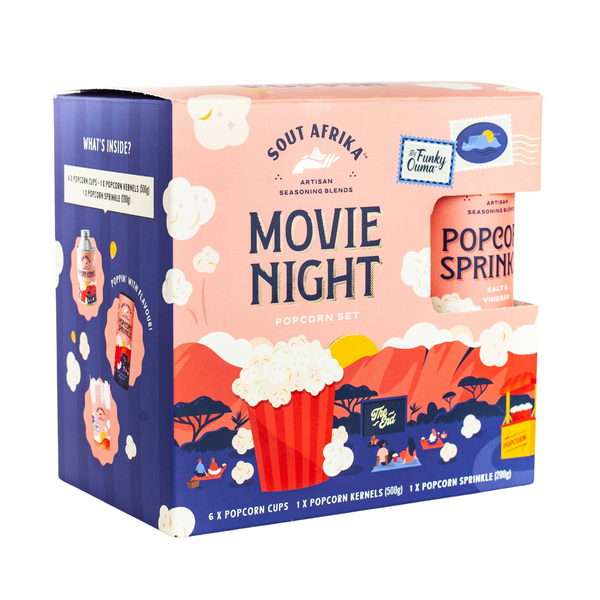 Premium Movie Night Popcorn Gift Set