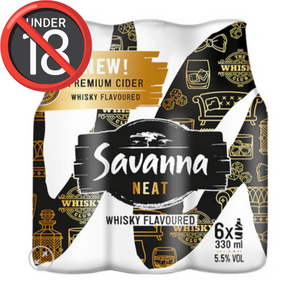 Savanna Neat Whiskey Flavoured Cider