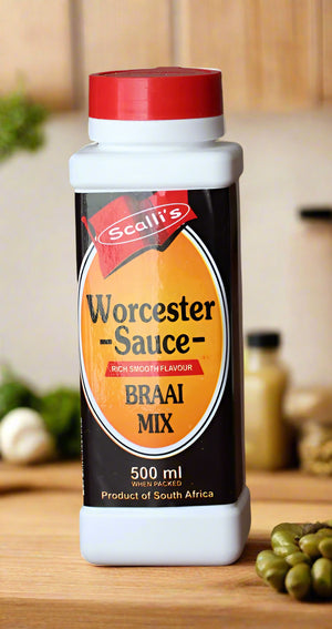 Scalli's Worcester Sauce "Braai Mix" 500ml