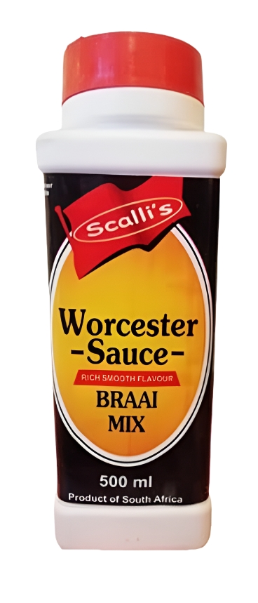 Scalli's Worcester Sauce "Braai Mix" 500ml
