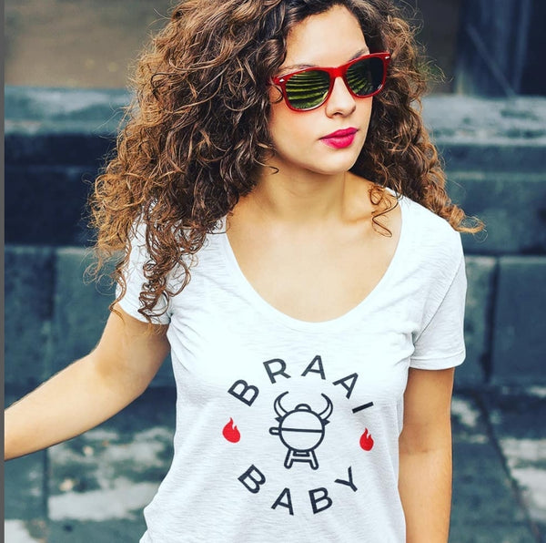 Braai Baby "Braai Logo" Tee Shirt (Women's)