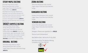 Best of Both Beef/Game Biltong Selection Box