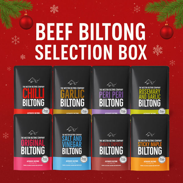 Christmas Beef Biltong Selection Box.