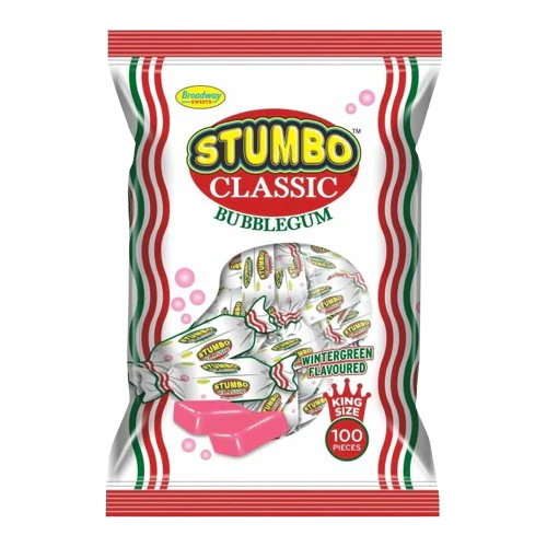 Stumbo Classic "Wicks" Bubblegum 100 Units "Wik-Waks flavour"