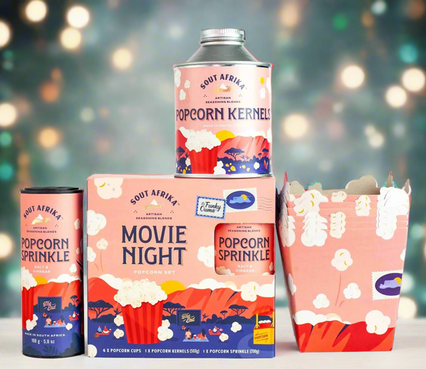Premium Movie Night Popcorn Gift Set