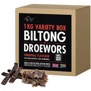 1kg Biltong & Droewors Variety Box
