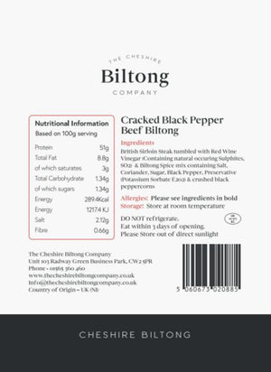 Wagyu Beef Biltong Cracked Black Pepper (35g)