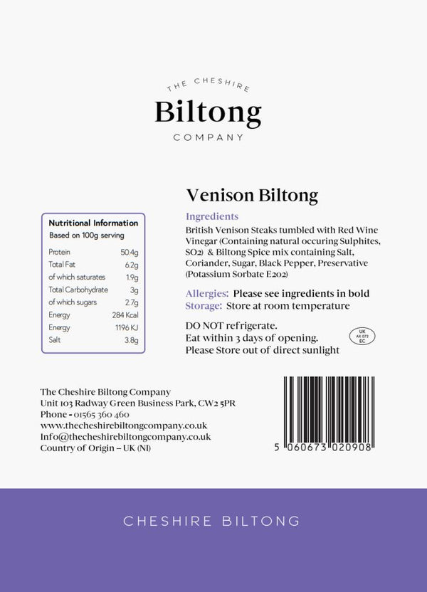 Venison Biltong (35g)