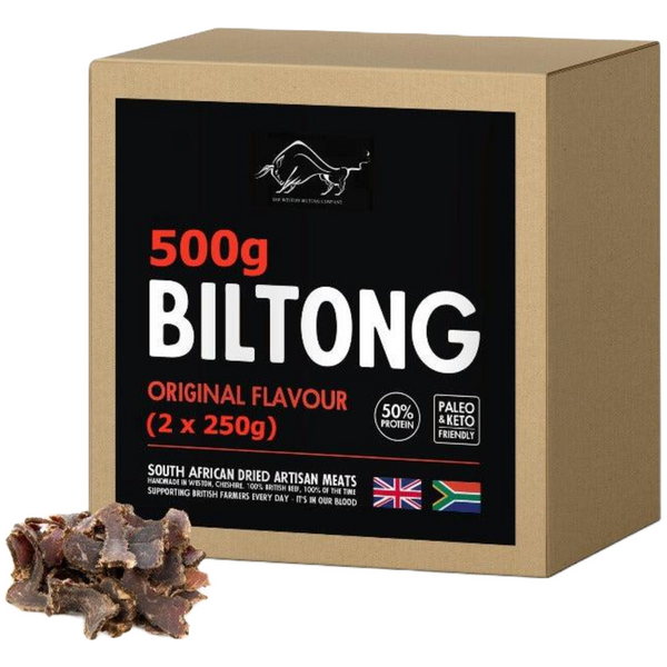 500g Biltong Box Pick Your Flavour & Fat Content