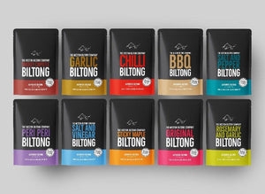 Premium Beef Biltong Box 500g (2x250g) - Handmade British Biltong | 10 Flavours Available