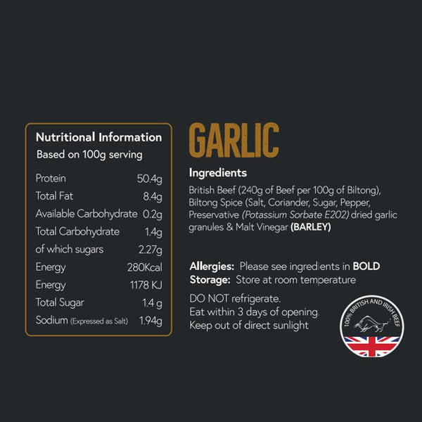 Garlic Beef Biltong