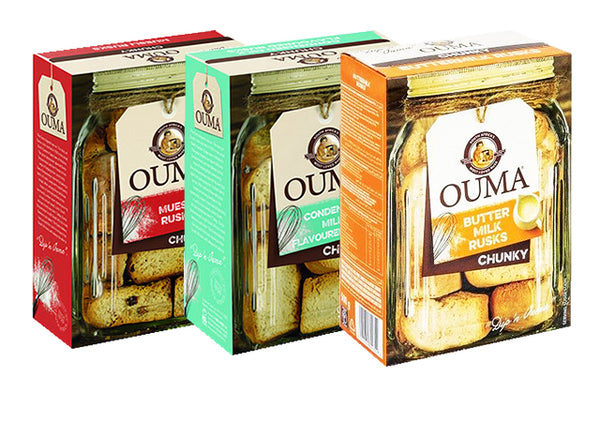 Ouma Rusks (500g) Triple Pack One Of Each Flavour