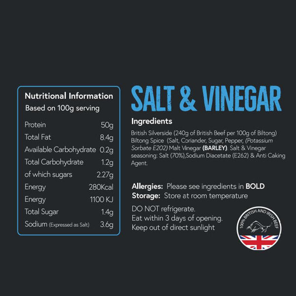 Salt & Vinegar Beef Biltong
