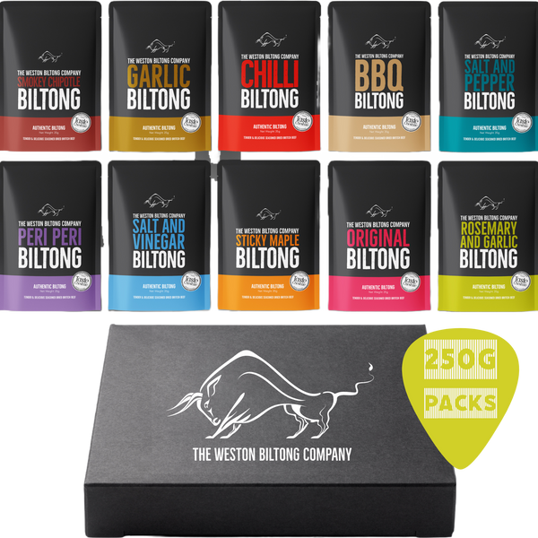 2.5kg Biltong Selection Box Pick your Fat Level