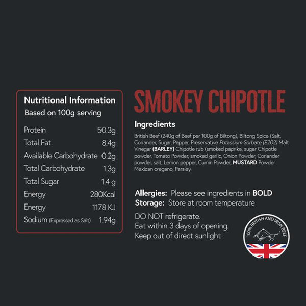 Smokey Chipotle Beef Biltong