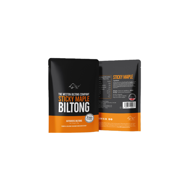 Sticky Maple Beef Biltong