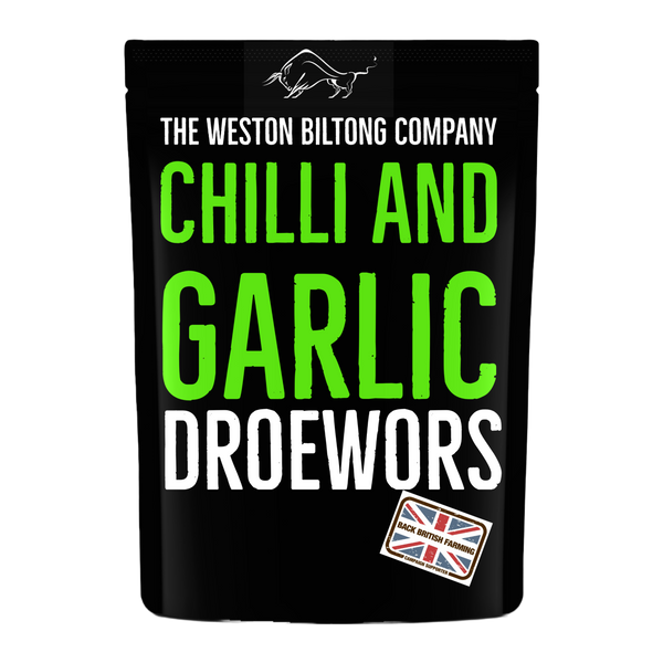 Chilli and Garlic Droewors (Beersticks)