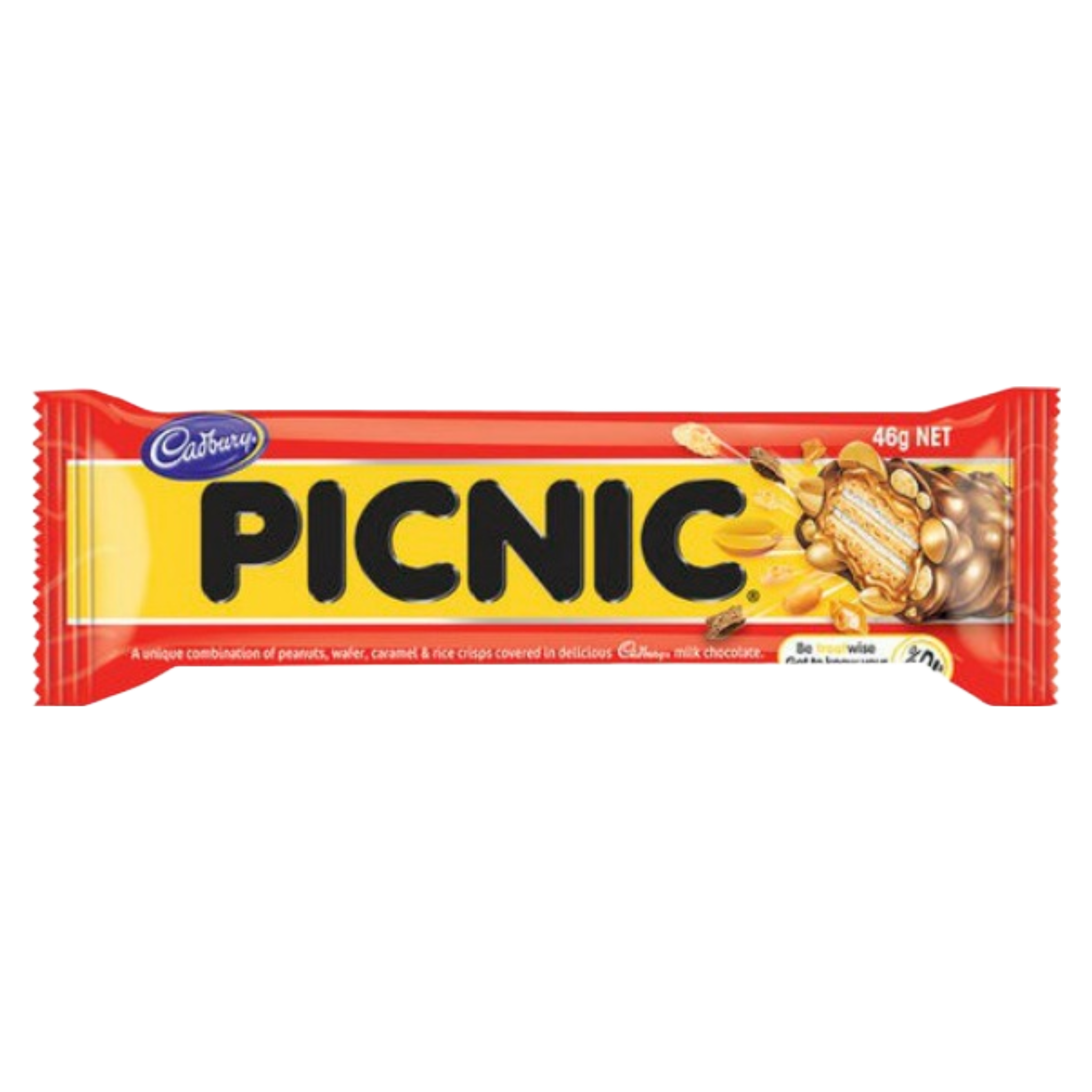 thumbnail image 2 of Original Cadbury Picnic Chocolate Bars – 4 Bars, Imported From UK (England) 2 of 3