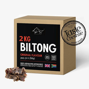 2kg Biltong Box Pick Your Flavour & Fat level